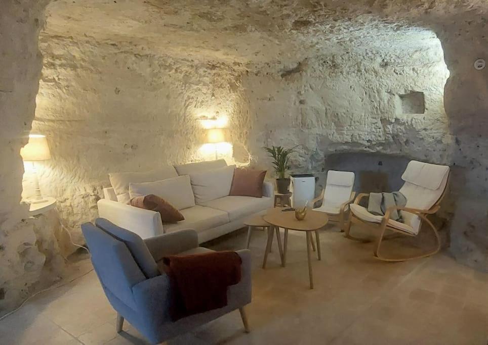 Troglo Entre Caves Et Chateaux Montlouis-sur-Loire Dış mekan fotoğraf